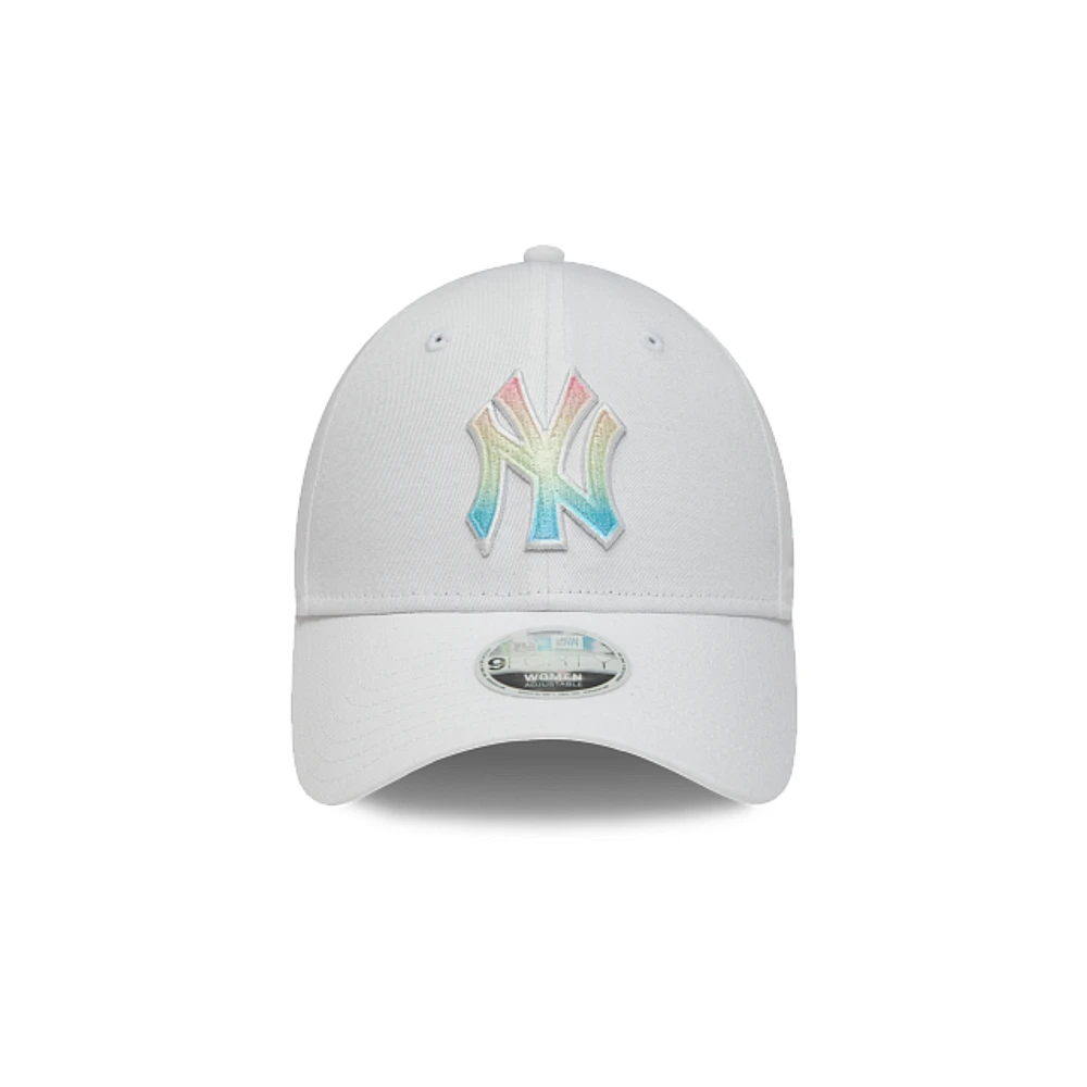 New York Yankees Women's Collection 9FORTY Strapback Blanca para Mujer