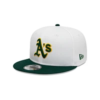 Oakland Athletics MLB White Crown Patches 9FIFTY Snapback