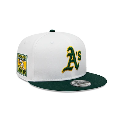 Oakland Athletics MLB White Crown Patches 9FIFTY Snapback