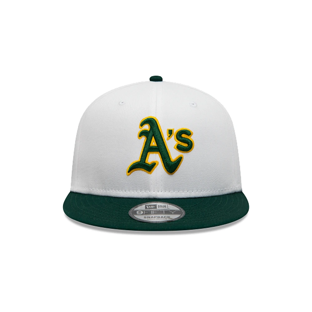 Oakland Athletics MLB White Crown Patches 9FIFTY Snapback