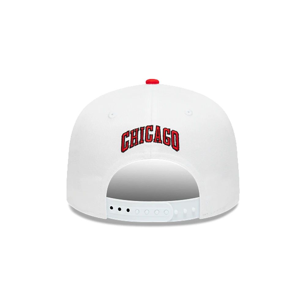 Chicago Bulls NBA White Crown Patches 9FIFTY Snapback