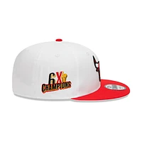 Chicago Bulls NBA White Crown Patches 9FIFTY Snapback