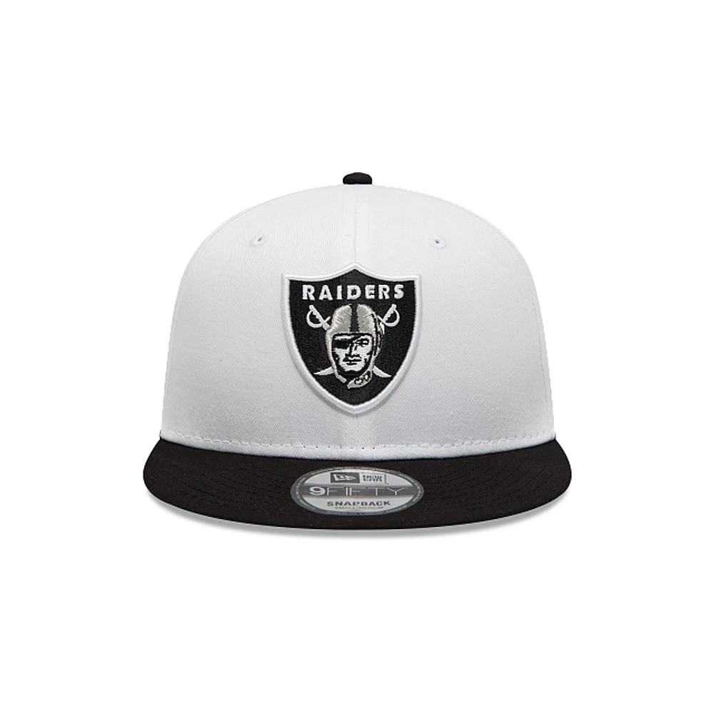 Las Vegas Raiders NFL White Crown Patches  9FIFTY Snapback