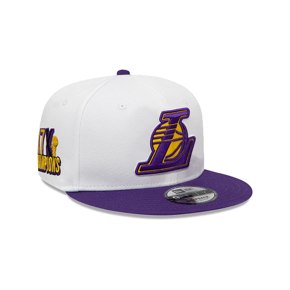 Los Angeles Lakers NBA White Crown Patches 9FIFTY Snapback