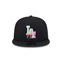 Los Angeles Dodgers MLB Colorpack 59FIFTY Cerrada Negra