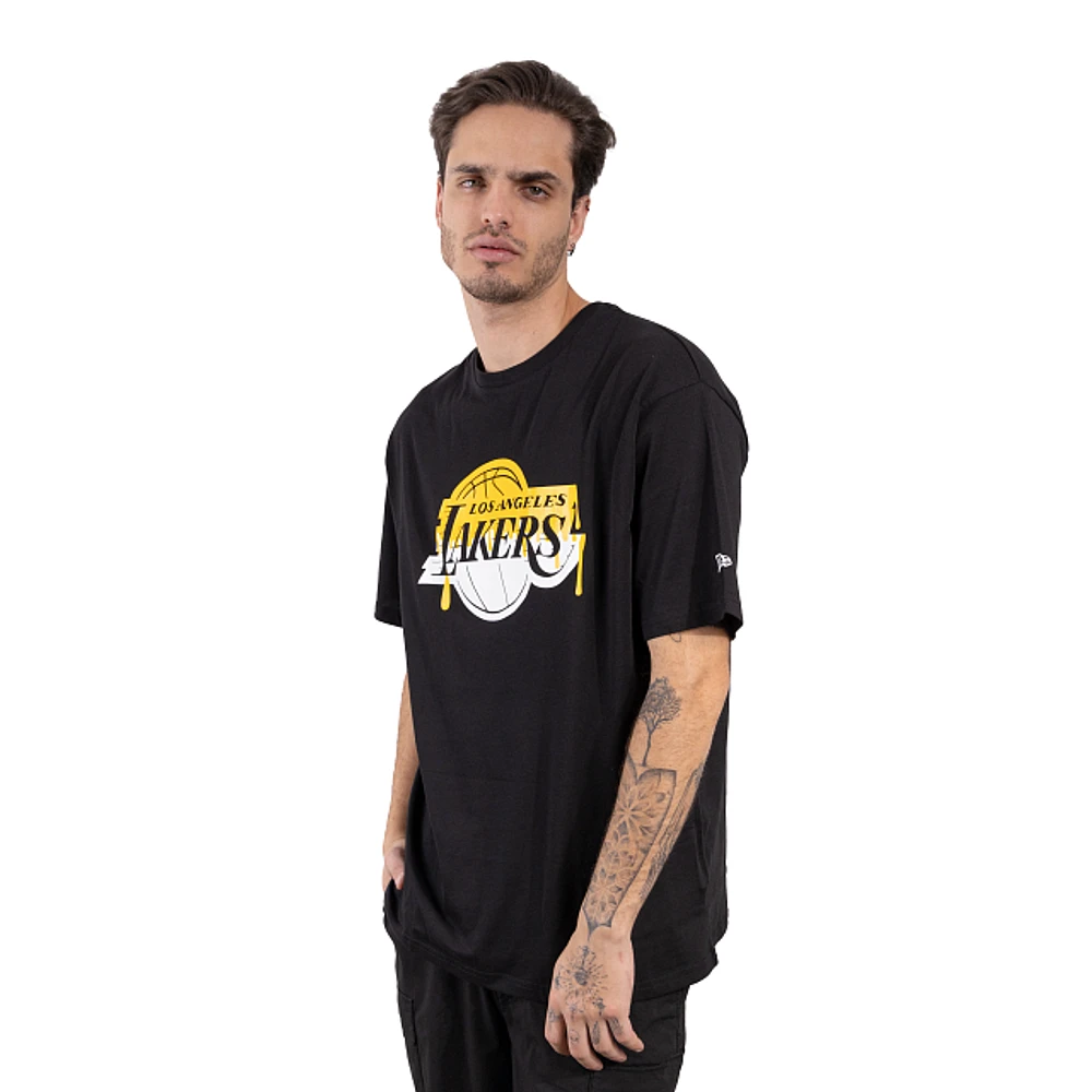 Playera Manga Corta Los Angeles Lakers NBA Drip Logo