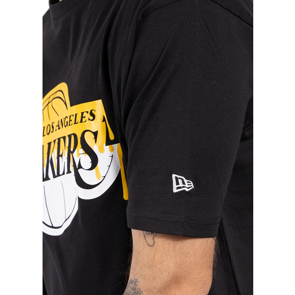 Playera Manga Corta Los Angeles Lakers NBA Drip Logo