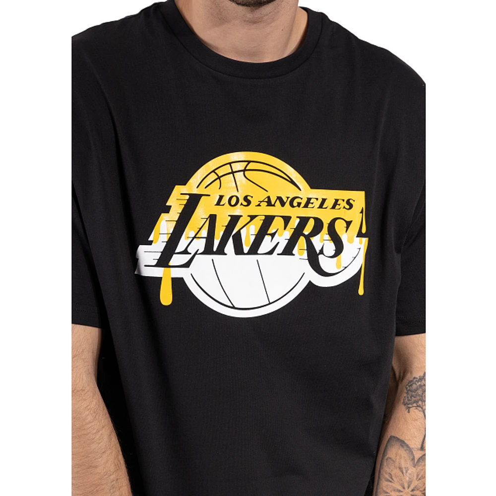 Playera Manga Corta Los Angeles Lakers NBA Drip Logo