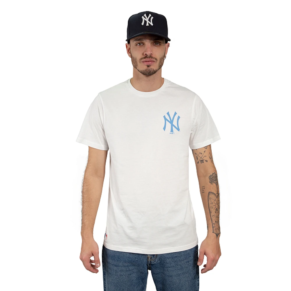 Playera Manga Corta New York Yankees League Essential Blanca