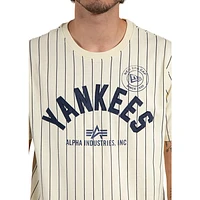 Playera Manga Corta Alpha Industries X MLB New York Yankees Cooperstown