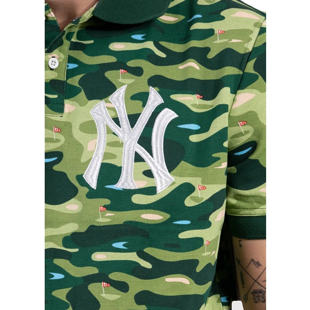 Playera Manga Corta New York Yankees MLB Fairway Camuflaje