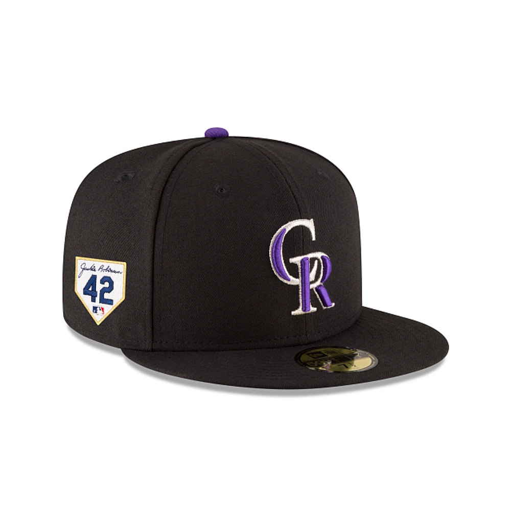 Colorado Rockies MLB Jackie Robinson Day 2024 59FIFTY Cerrada