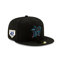 Miami Marlins MLB Jackie Robinson Day 2024 59FIFTY Cerrada