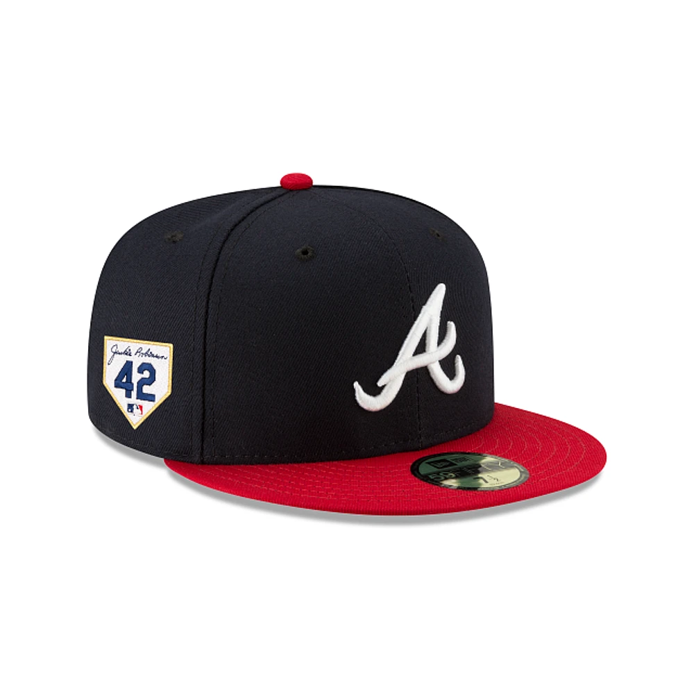 Atlanta Braves MLB Jackie Robinson Day 2024 59FIFTY Cerrada