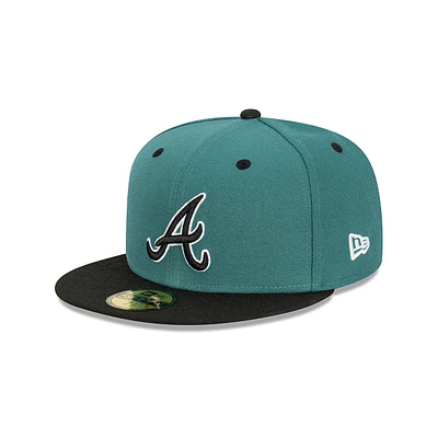 Atlanta Braves MLB Pine Black 59FIFTY Cerrada