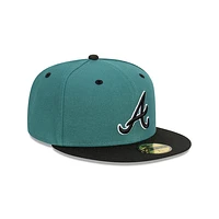 Atlanta Braves MLB Pine Black 59FIFTY Cerrada