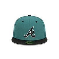 Atlanta Braves MLB Pine Black 59FIFTY Cerrada