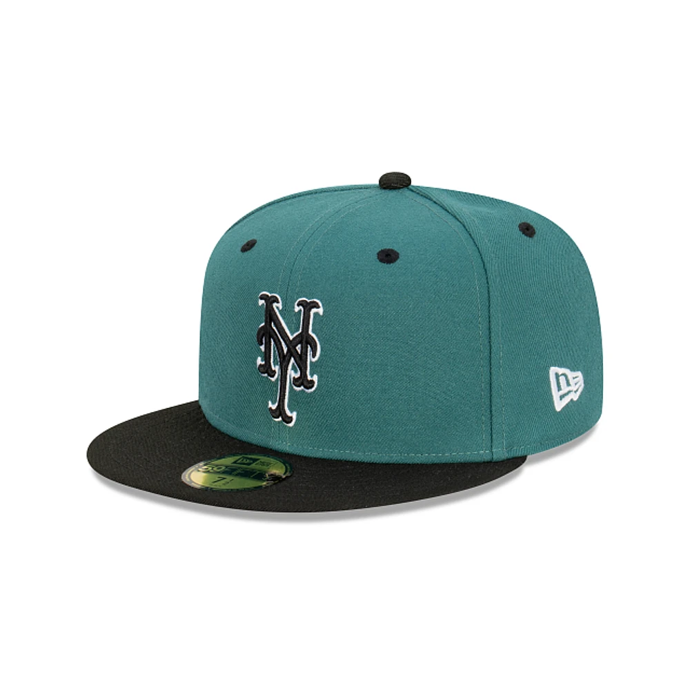 New York Mets MLB Pine Black 59FIFTY Cerrada