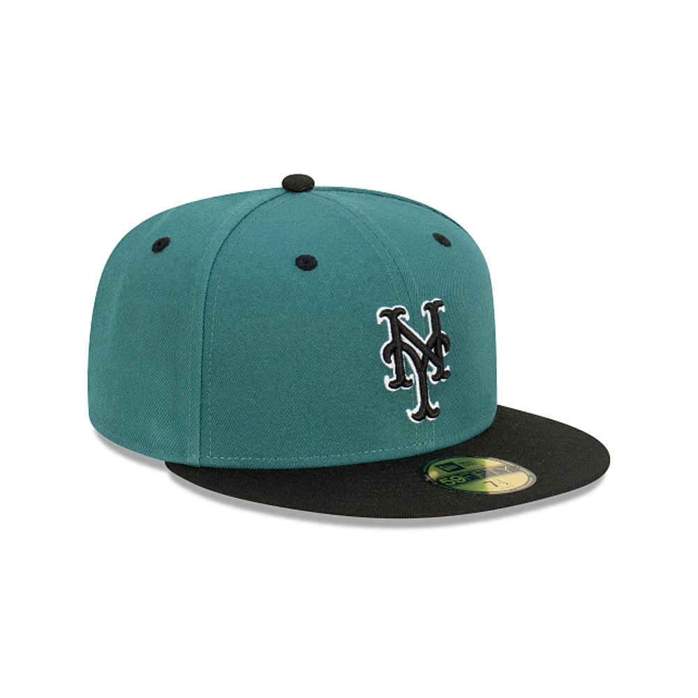 New York Mets MLB Pine Black 59FIFTY Cerrada