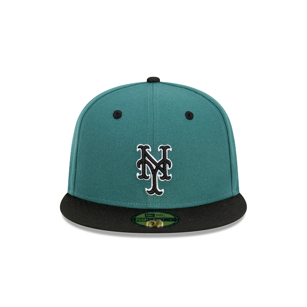 New York Mets MLB Pine Black 59FIFTY Cerrada