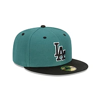 Los Angeles Dodgers MLB Pine Black 59FIFTY Cerrada