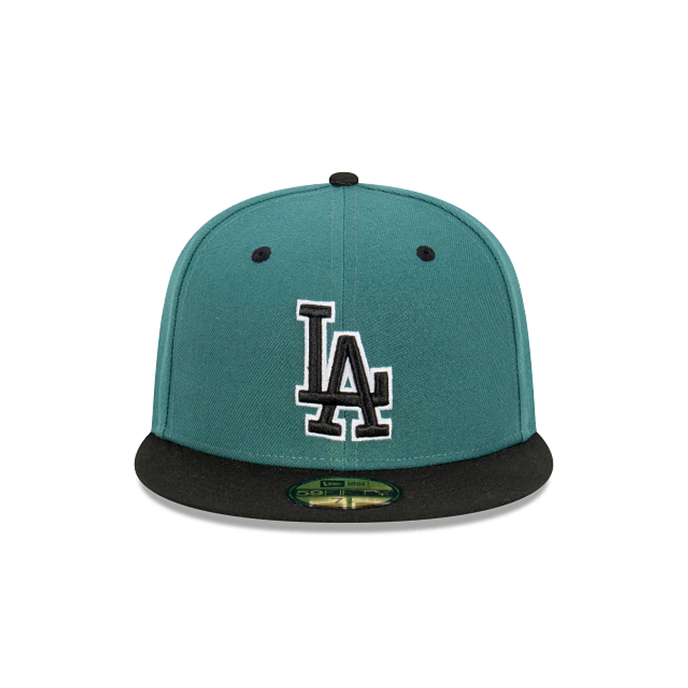 Los Angeles Dodgers MLB Pine Black 59FIFTY Cerrada