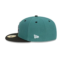 Los Angeles Dodgers MLB Pine Black 59FIFTY Cerrada