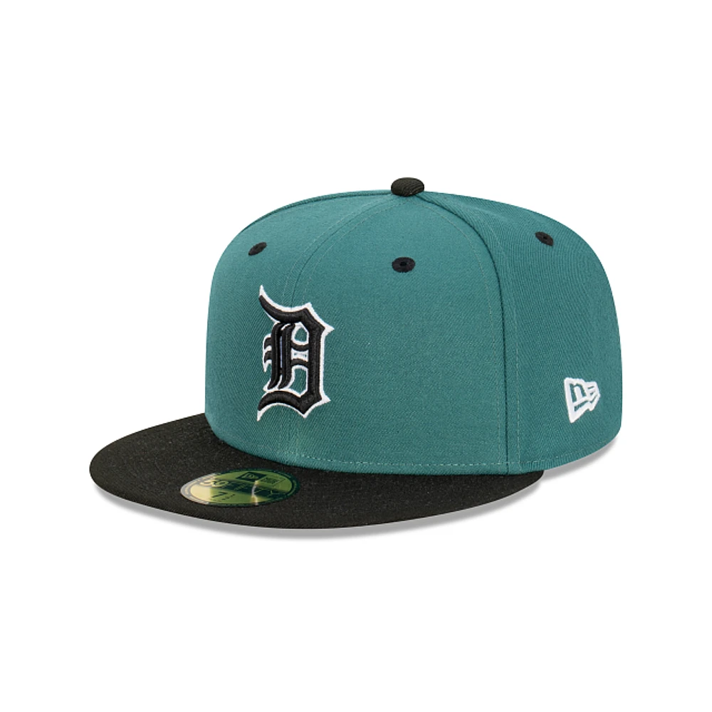 Detroit Tigers MLB Pine Black 59FIFTY Cerrada