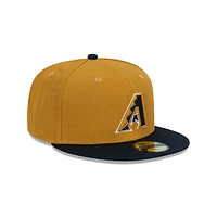 Arizona Diamondbacks MLB Vintage Gold 59FIFTY Cerrada