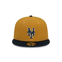 New York Mets MLB Vintage Gold 59FIFTY Cerrada