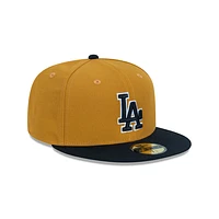 Los Angeles Dodgers MLB Vintage Gold 59FIFTY Cerrada