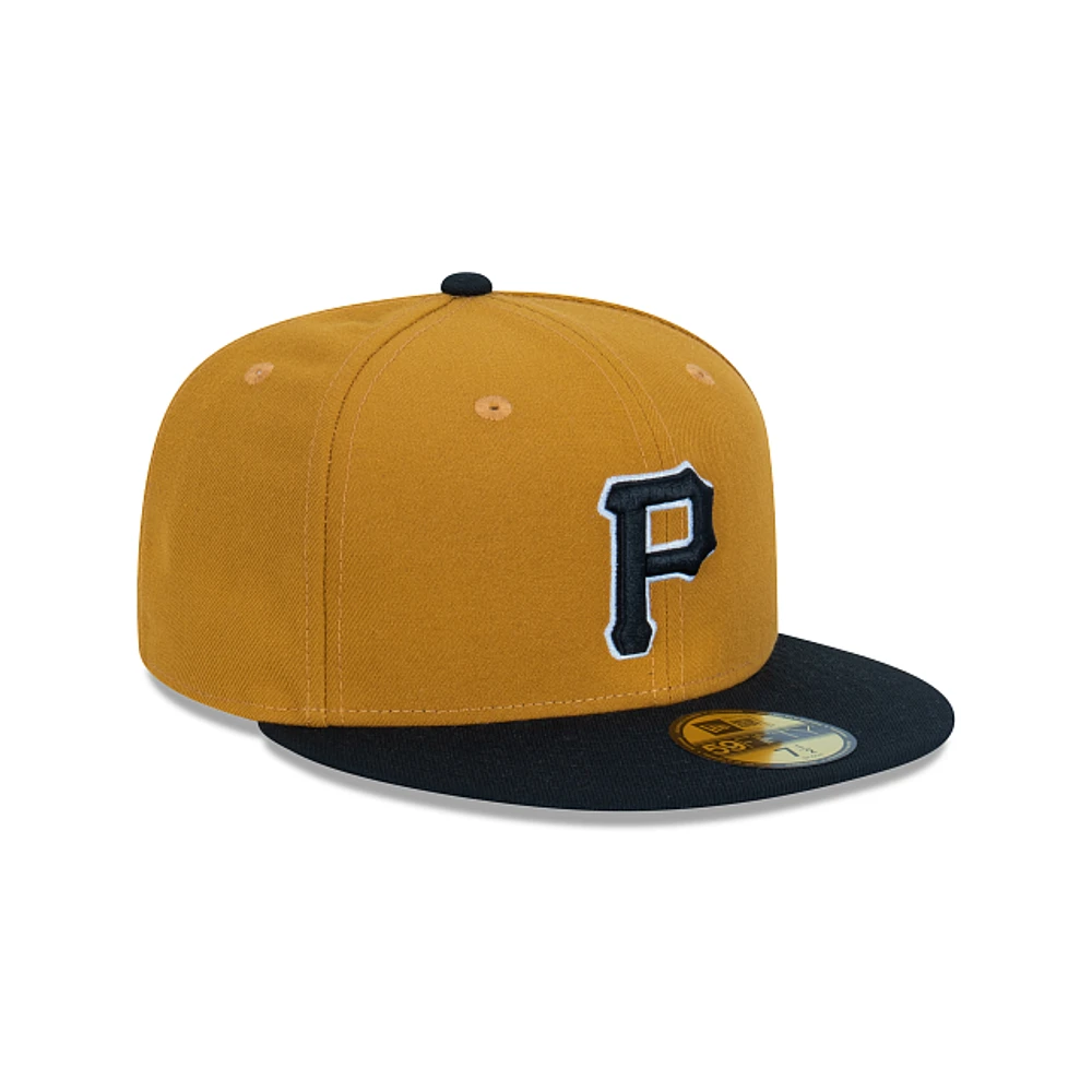 Pittsburgh Pirates MLB Vintage Gold 59FIFTY Cerrada