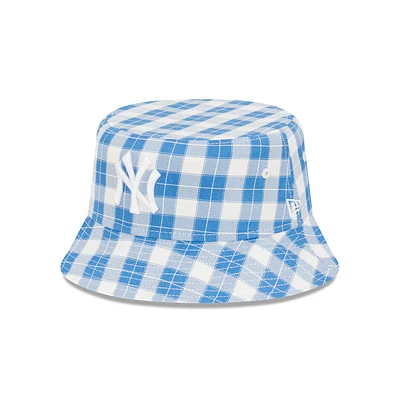 New York Yankees MLB Plaid Bucket Azul