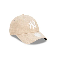 New York Yankees Women's Heather 9FORTY Strapback para Mujer