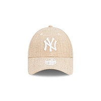 New York Yankees Women's Heather 9FORTY Strapback para Mujer