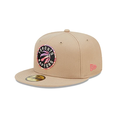 Toronto Raptors NBA Team Neon 59FIFTY Cerrada