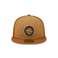 Seattle Mariners MLB Tri-Tone Brown 59FIFTY Cerrada