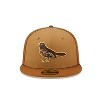 Baltimore Orioles MLB Tri-Tone Brown 59FIFTY Cerrada