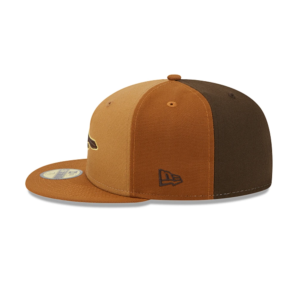 Baltimore Orioles MLB Tri-Tone Brown 59FIFTY Cerrada