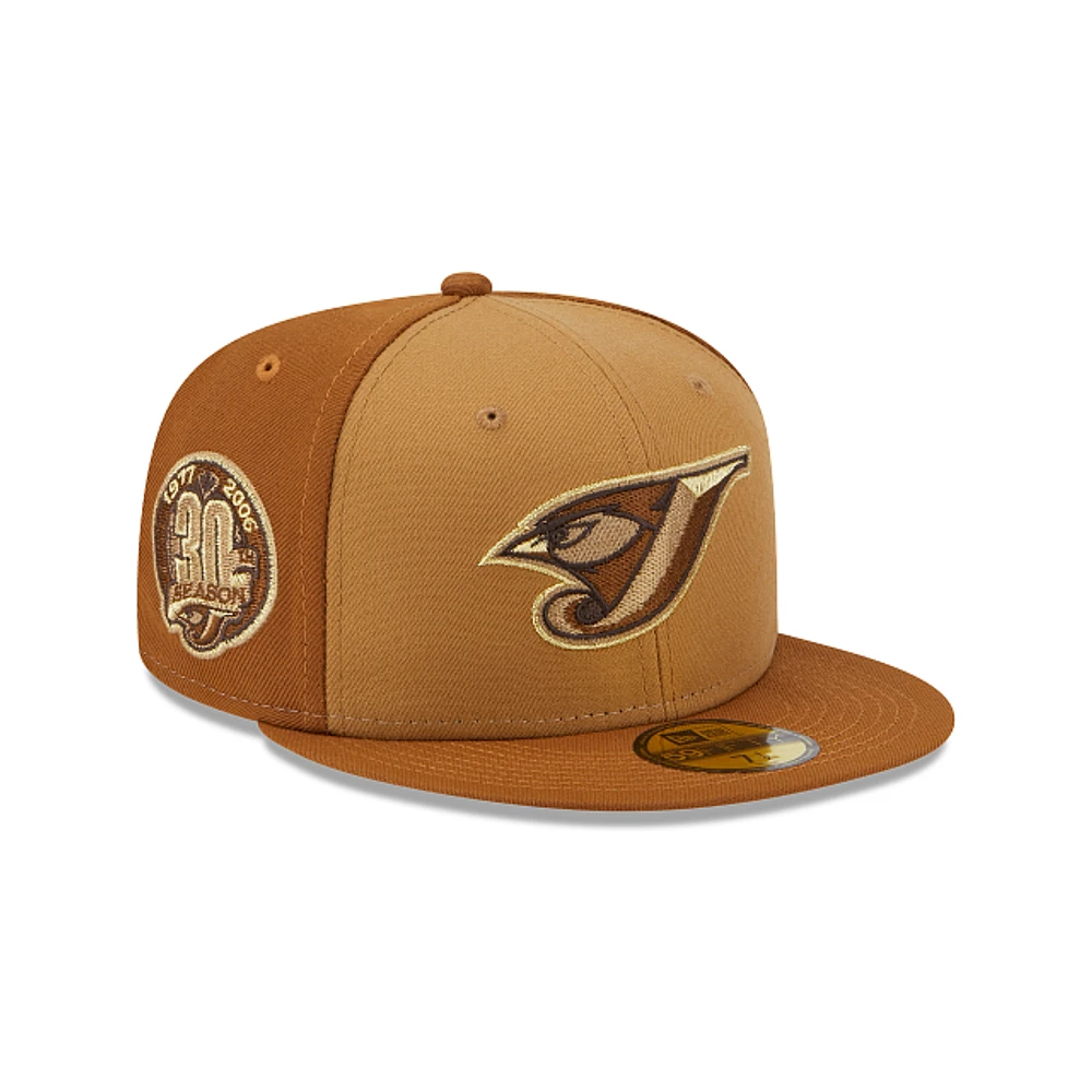 Toronto Blue Jays MLB Tri-Tone Brown 59FIFTY Cerrada