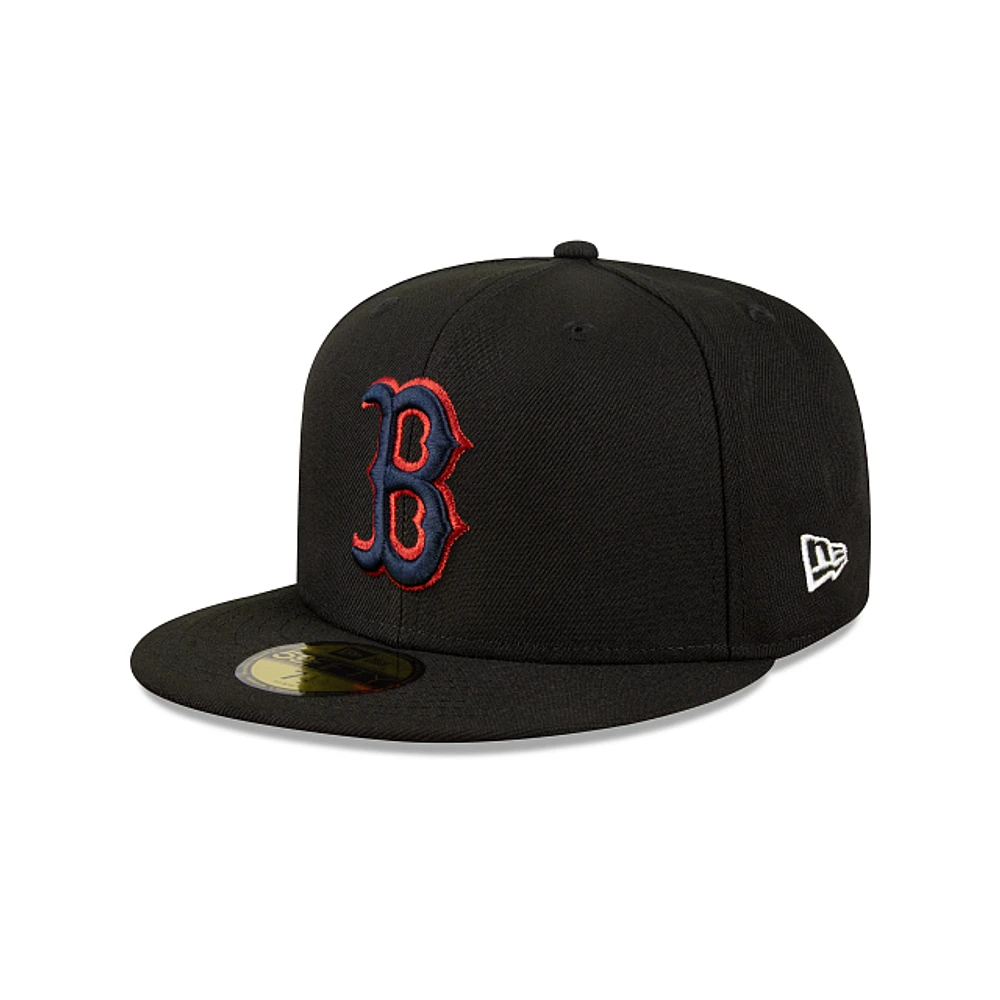 Boston Red Sox MLB Metallic Logo 59FIFTY Cerrada
