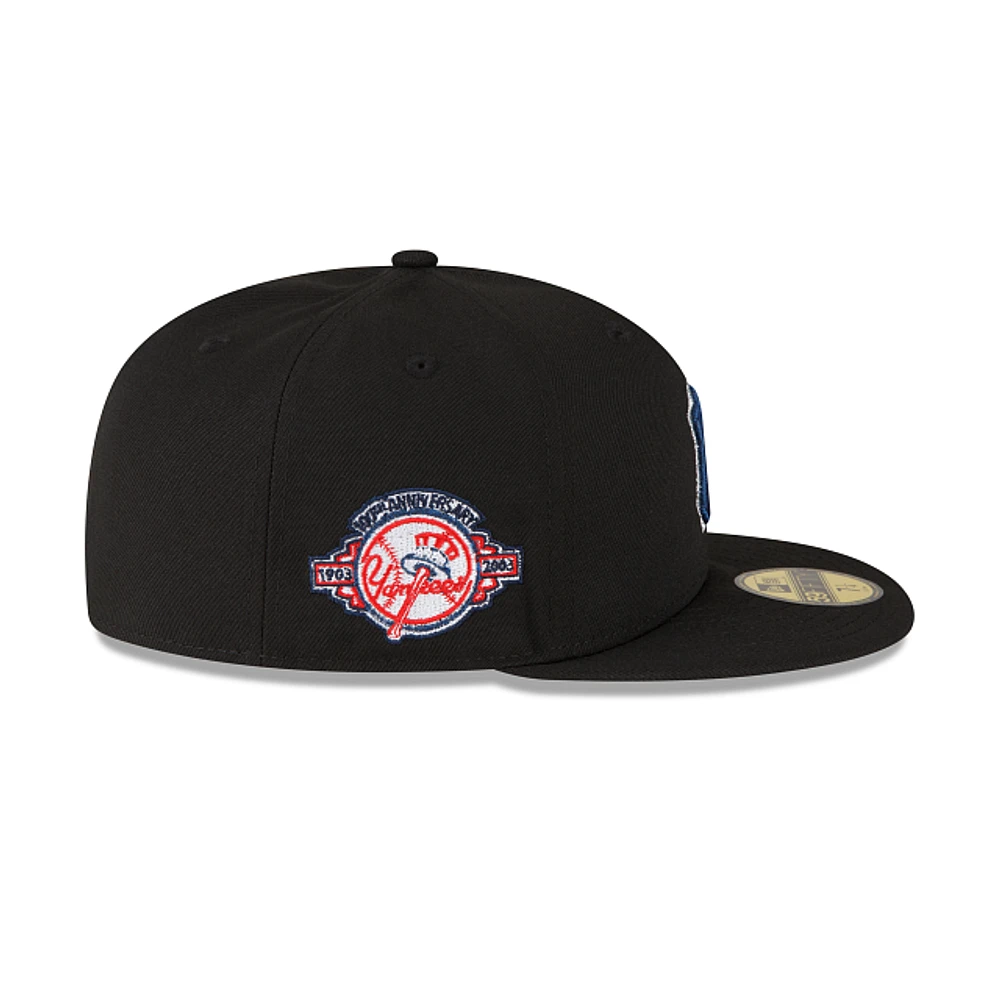 New York Yankees MLB Metallic Logo 59FIFTY Cerrada