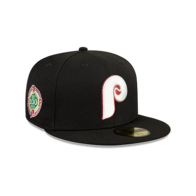 Philadelphia Phillies MLB Metallic Logo 59FIFTY Cerrada