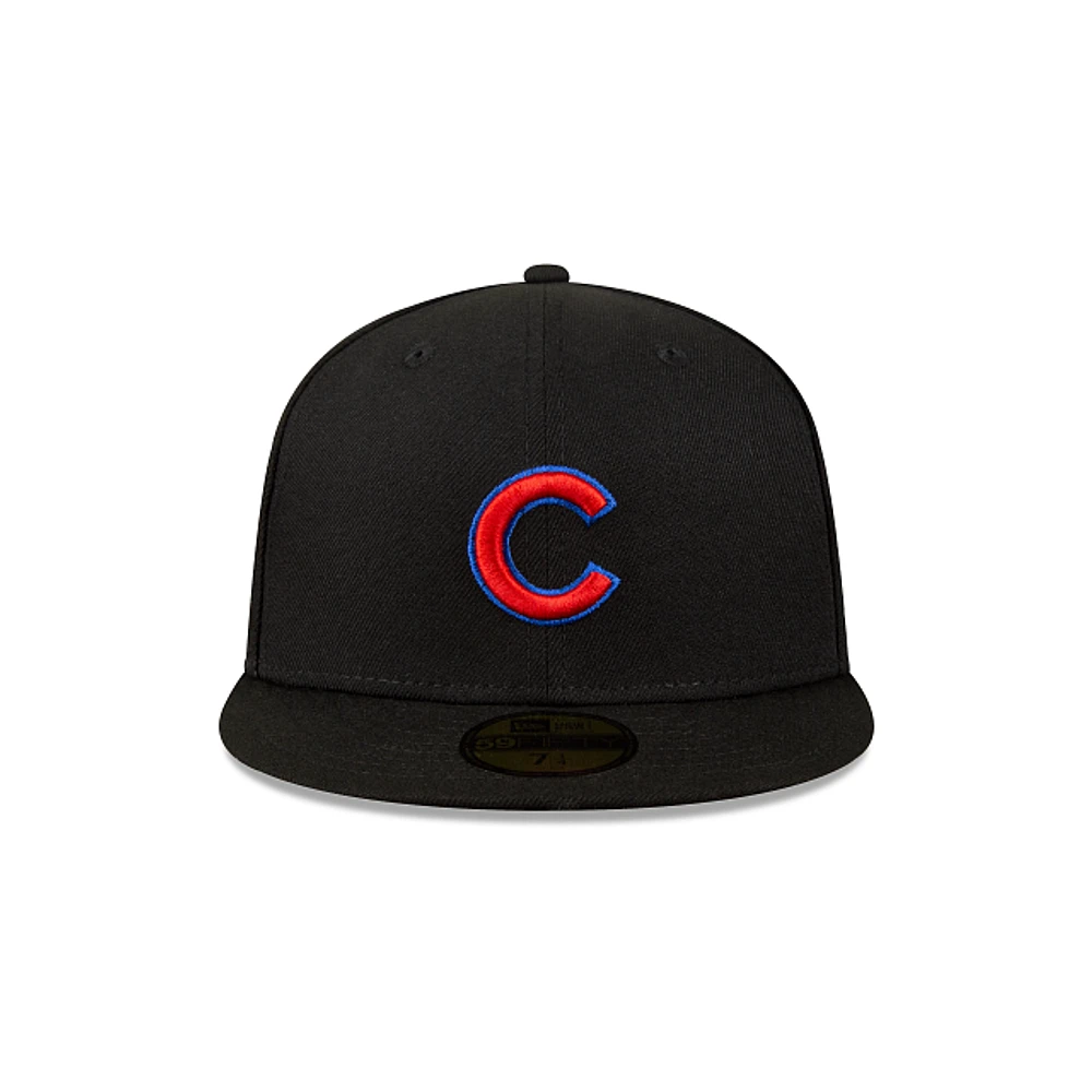 Chicago Cubs MLB Metallic Logo 59FIFTY Cerrada