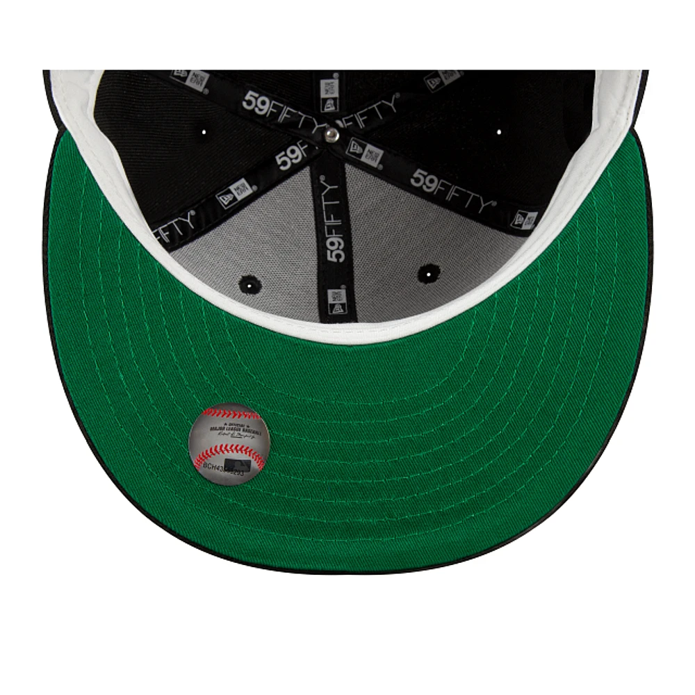 Texas Rangers MLB Metallic Logo 59FIFTY Cerrada