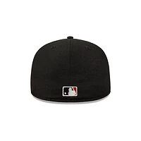 Texas Rangers MLB Metallic Logo 59FIFTY Cerrada