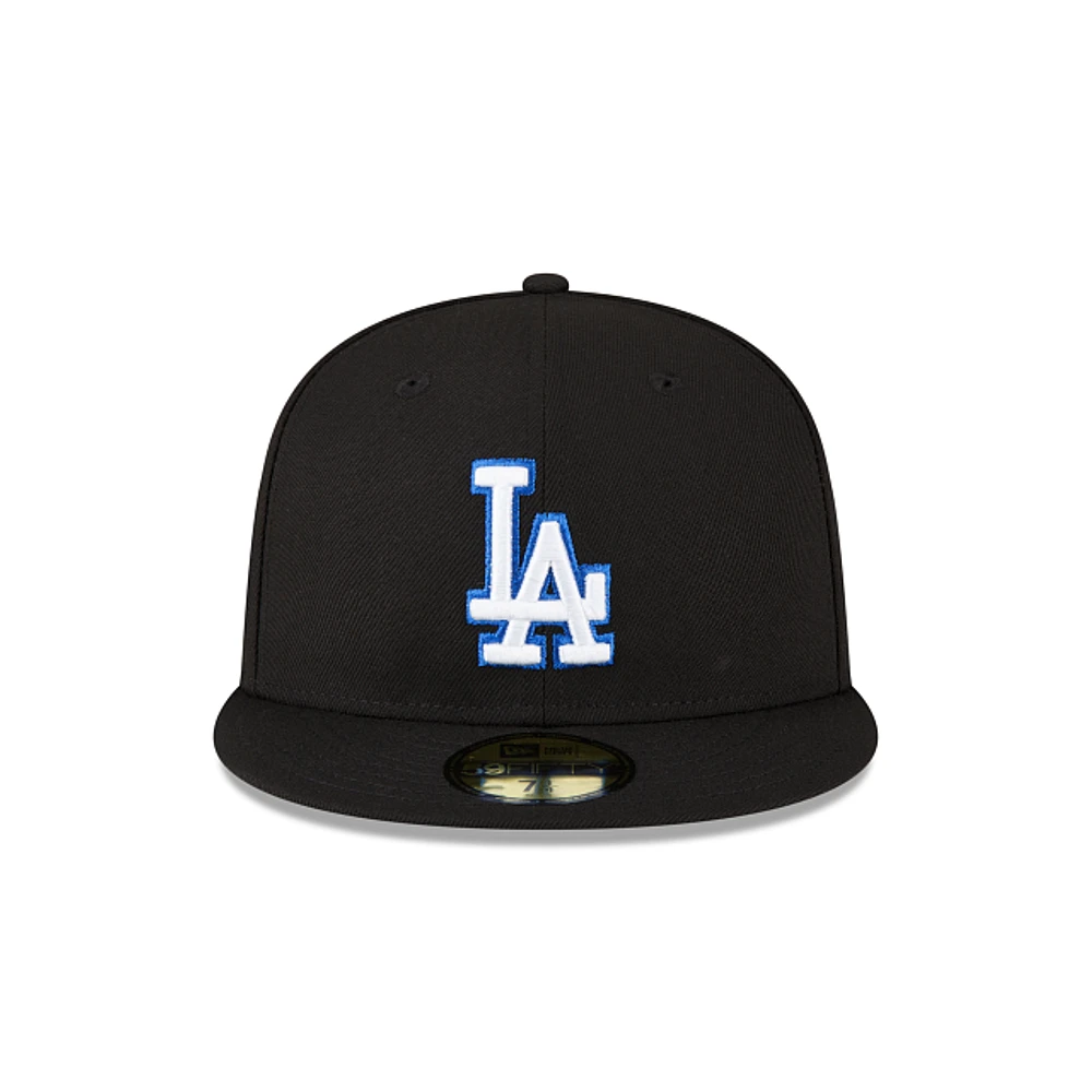 Los Angeles Dodgers MLB Metallic Logo 59FIFTY Cerrada