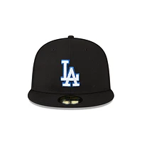 Los Angeles Dodgers MLB Metallic Logo 59FIFTY Cerrada