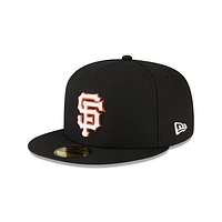 San Francisco Giants MLB Metallic Logo 59FIFTY Cerrada