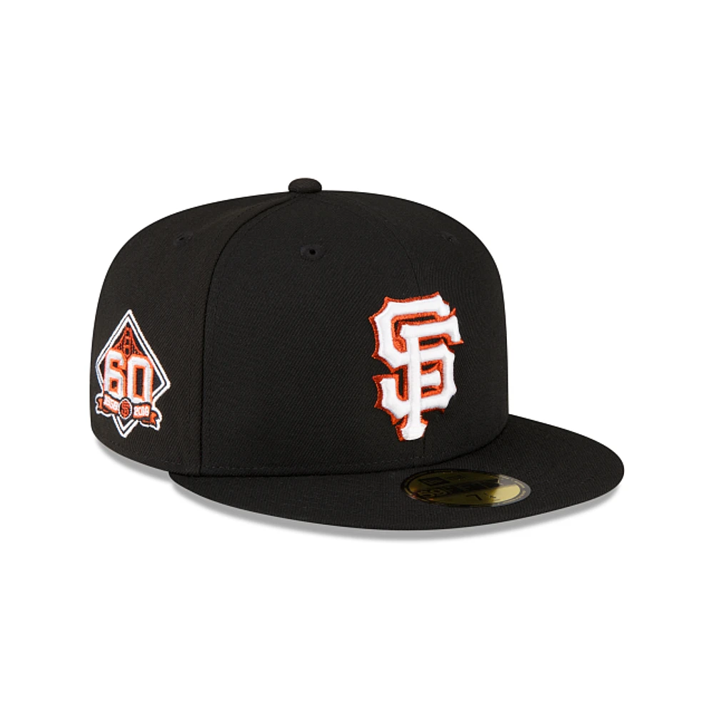 San Francisco Giants MLB Metallic Logo 59FIFTY Cerrada